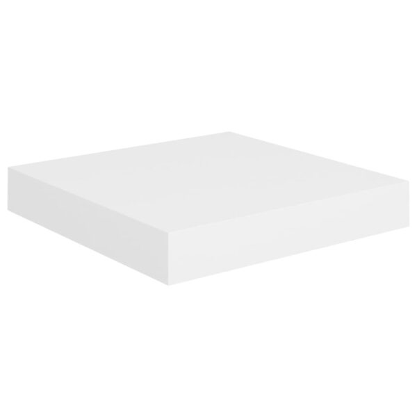 Floating Wall Shelves 4 pcs White 23x23.5x3.8 cm MDF – Image 7