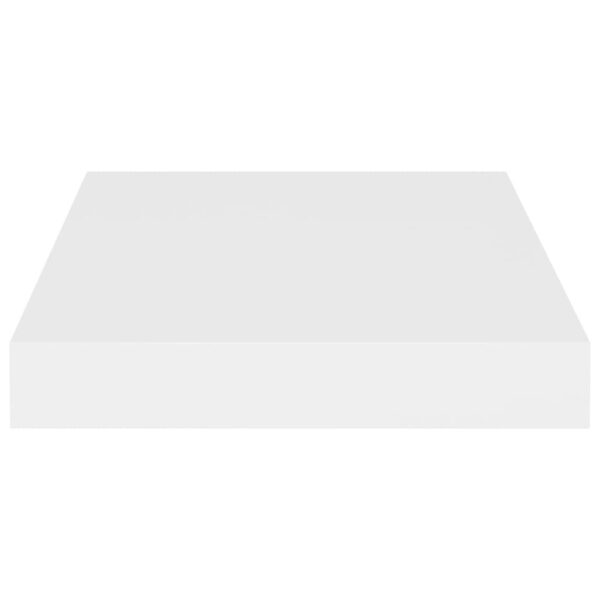 Floating Wall Shelves 4 pcs White 23x23.5x3.8 cm MDF – Image 6