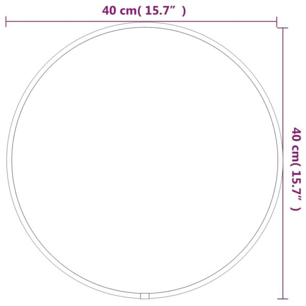 Wall Mirror Gold Ø 40 cm Round – Image 4